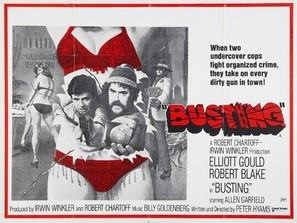 Busting movie posters (1974) mouse pad