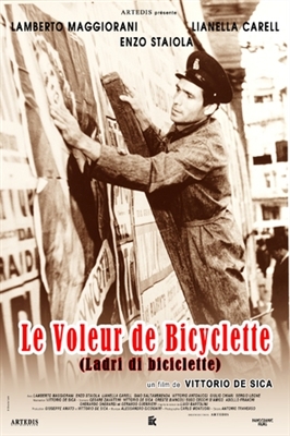 Ladri di biciclette movie posters (1948) poster