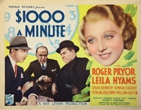1,000 Dollars a Minute movie posters (1935) hoodie #3635728