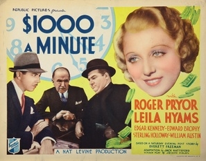 1,000 Dollars a Minute movie posters (1935) Sweatshirt