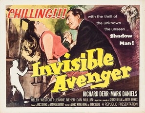 The Invisible Avenger movie posters (1958) poster