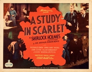 A Study in Scarlet movie posters (1933) Longsleeve T-shirt