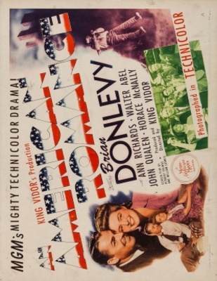 An American Romance movie poster (1944) calendar