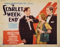 A Scarlet Week-End movie posters (1932) hoodie #3637059