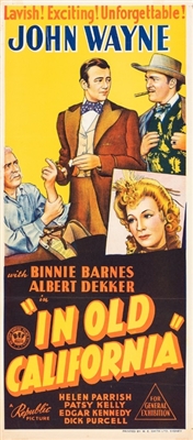 In Old California movie posters (1942) calendar