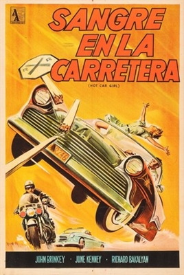 Hot Car Girl movie posters (1958) Longsleeve T-shirt