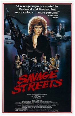 Savage Streets movie posters (1984) Longsleeve T-shirt