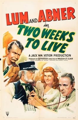 Two Weeks to Live movie posters (1943) poster