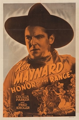 Honor of the Range movie posters (1934) calendar