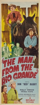 The Man from the Rio Grande movie posters (1943) tote bag