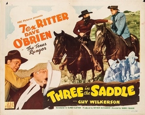 Three in the Saddle movie posters (1945) calendar