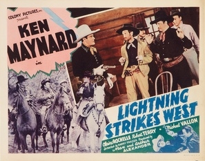 Lightning Strikes West movie posters (1940) poster
