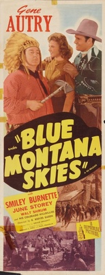 Blue Montana Skies movie poster (1939) Tank Top