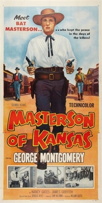 Masterson of Kansas movie posters (1954) calendar