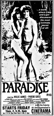 Paradise movie posters (1982) Sweatshirt