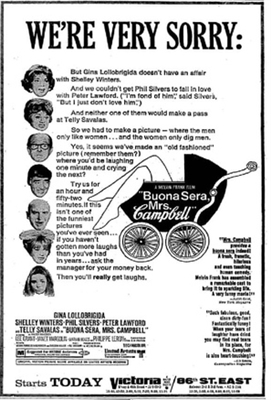 Buona Sera, Mrs. Campbell movie posters (1968) Longsleeve T-shirt