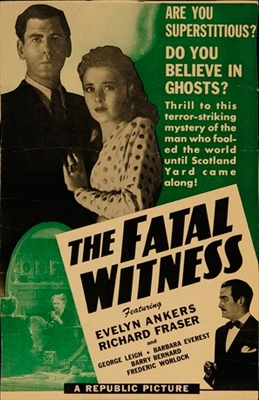 The Fatal Witness movie posters (1945) poster