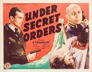 Under Secret Orders movie posters (1937) calendar