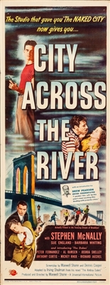City Across the River movie posters (1949) calendar