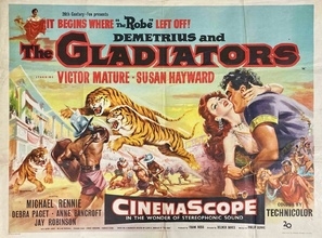 Demetrius and the Gladiators movie posters (1954) calendar