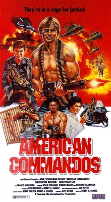 American Commandos movie posters (1985) tote bag
