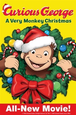 Curious George: A Very Monkey Christmas movie posters (2009) hoodie