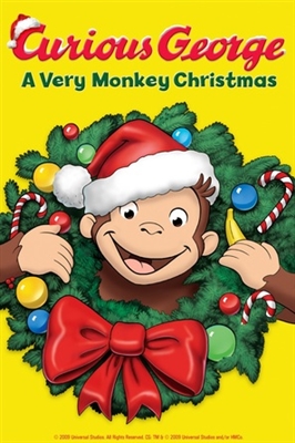 Curious George: A Very Monkey Christmas movie posters (2009) tote bag