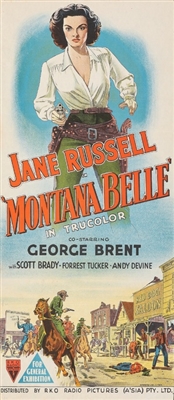 Montana Belle movie posters (1952) poster