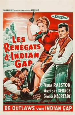 Gunfire at Indian Gap movie posters (1957) mouse pad