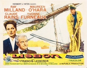 Lisbon movie posters (1956) mouse pad