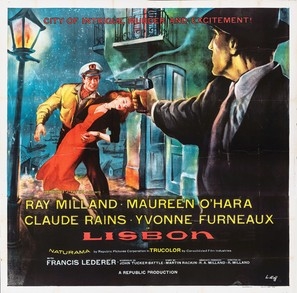 Lisbon movie posters (1956) calendar