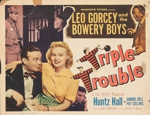 Triple Trouble movie posters (1950) hoodie