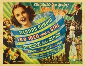One Hundred Men and a Girl movie posters (1937) tote bag