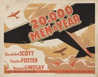 20,000 Men a Year movie posters (1939) Sweatshirt #3658352