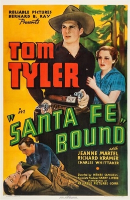 Santa Fe Bound movie posters (1936) hoodie