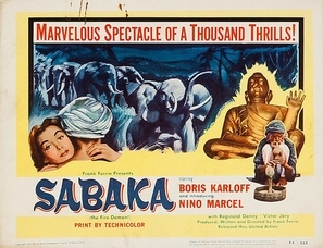 Sabaka movie posters (1955) poster
