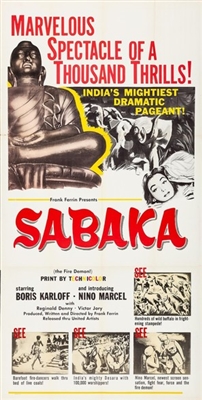 Sabaka movie posters (1955) tote bag