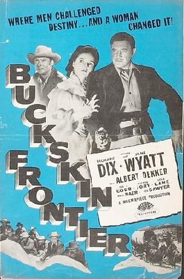Buckskin Frontier movie posters (1943) tote bag
