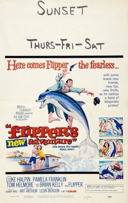 Flipper's New Adventure movie poster (1964) Longsleeve T-shirt