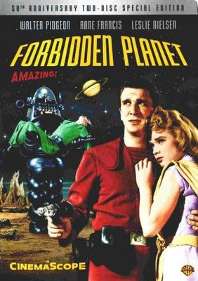 Forbidden Planet movie poster (1956) tote bag