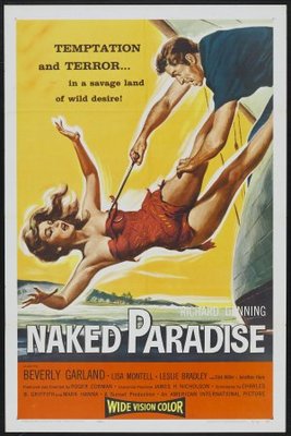 Naked Paradise movie poster (1957) poster