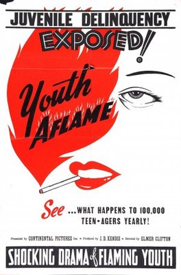 Youth Aflame movie poster (1944) poster
