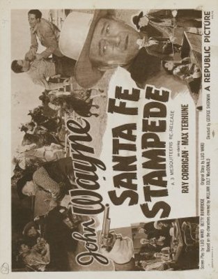 Santa Fe Stampede movie poster (1938) mouse pad