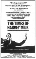 The Times of Harvey Milk movie poster (1984) Tank Top #638724