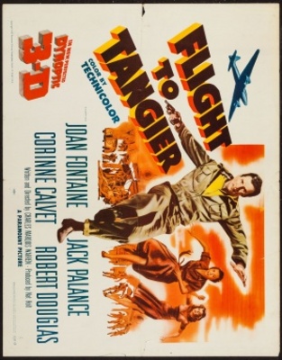 Flight to Tangier movie poster (1953) poster