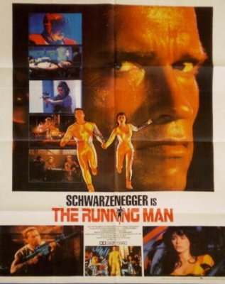 The Running Man movie poster (1987) mouse pad