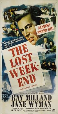 The Lost Weekend movie poster (1945) mouse pad