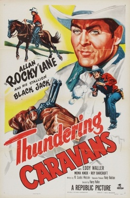 Thundering Caravans movie poster (1952) poster