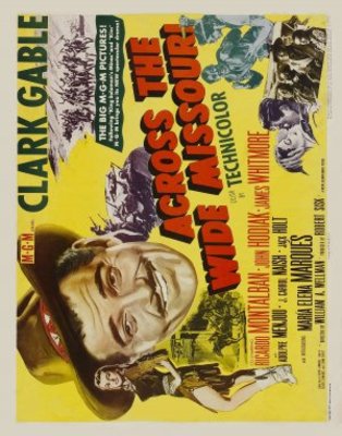 Across the Wide Missouri movie poster (1951) calendar