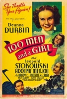 One Hundred Men and a Girl movie poster (1937) t-shirt #MOV_1c47c5af